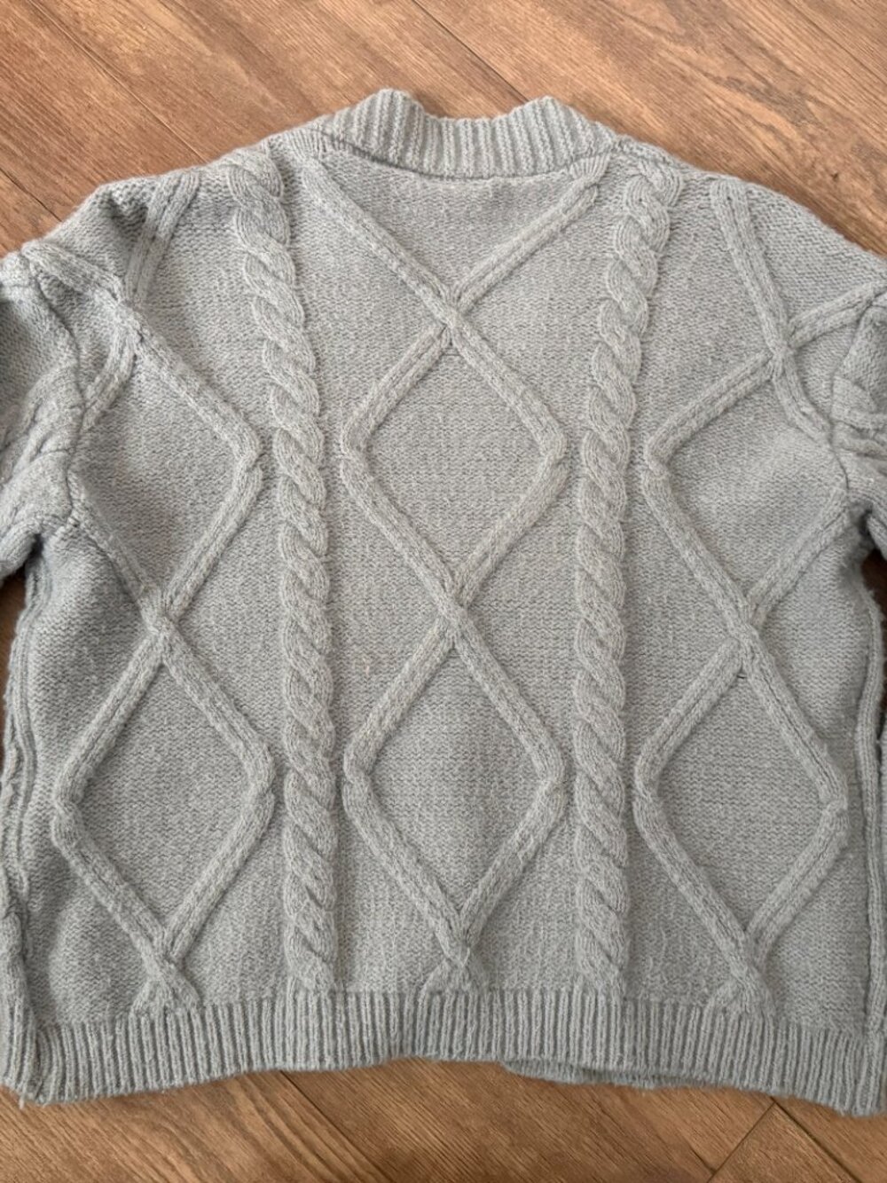 Authentic Taylor Swift TTPD Cardigan Original Drop Pristine Gray - Picture 2 of 2
